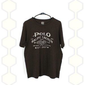 Polo Ralph Lauren Brown Logo Tee M